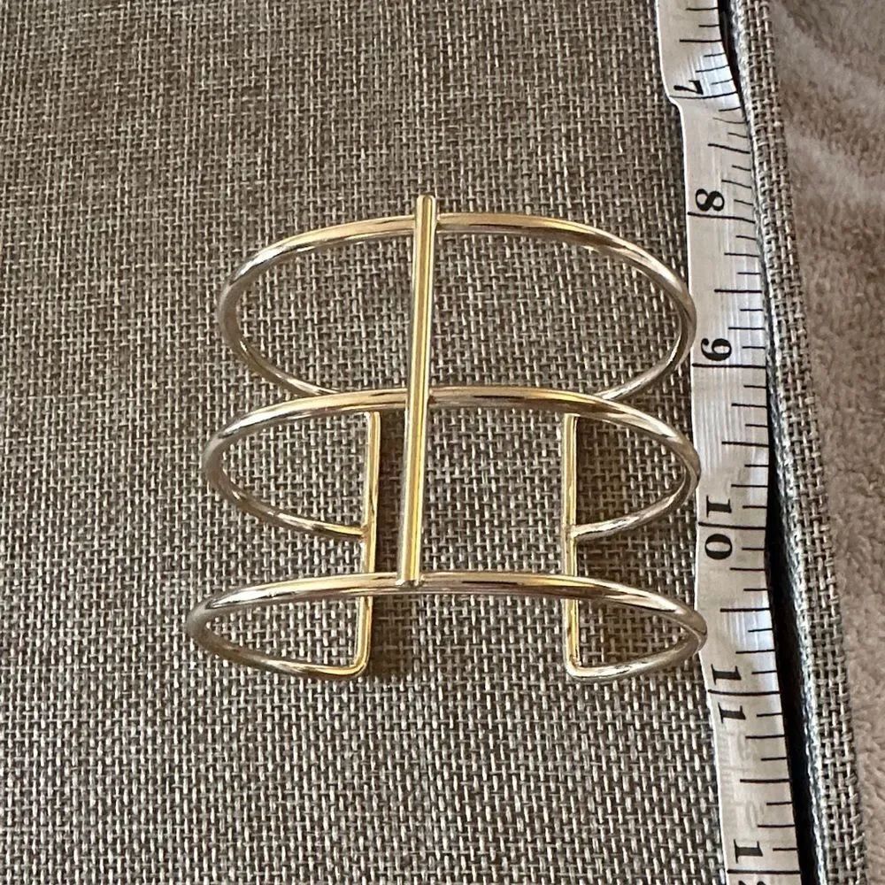 Plunder Gold Open Cuff Bracelet